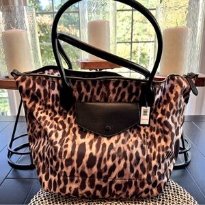 NWT Banana Republic Leopard Tote